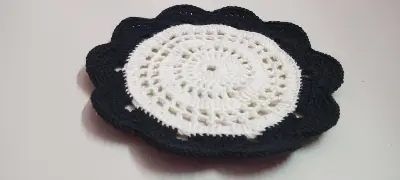 Picture of 06 Pcs Cotton Crochet Table Mat Set ✨ Handmade Round Placemat for Dining & Home Decor | MNK SHOP - …, Multicolor