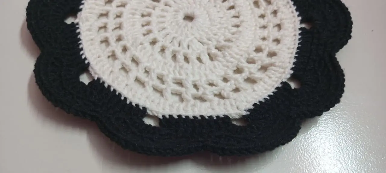 Picture of 06 Pcs Cotton Crochet Table Mat Set ✨ Handmade Round Placemat for Dining & Home Decor | MNK SHOP - …, Multicolor