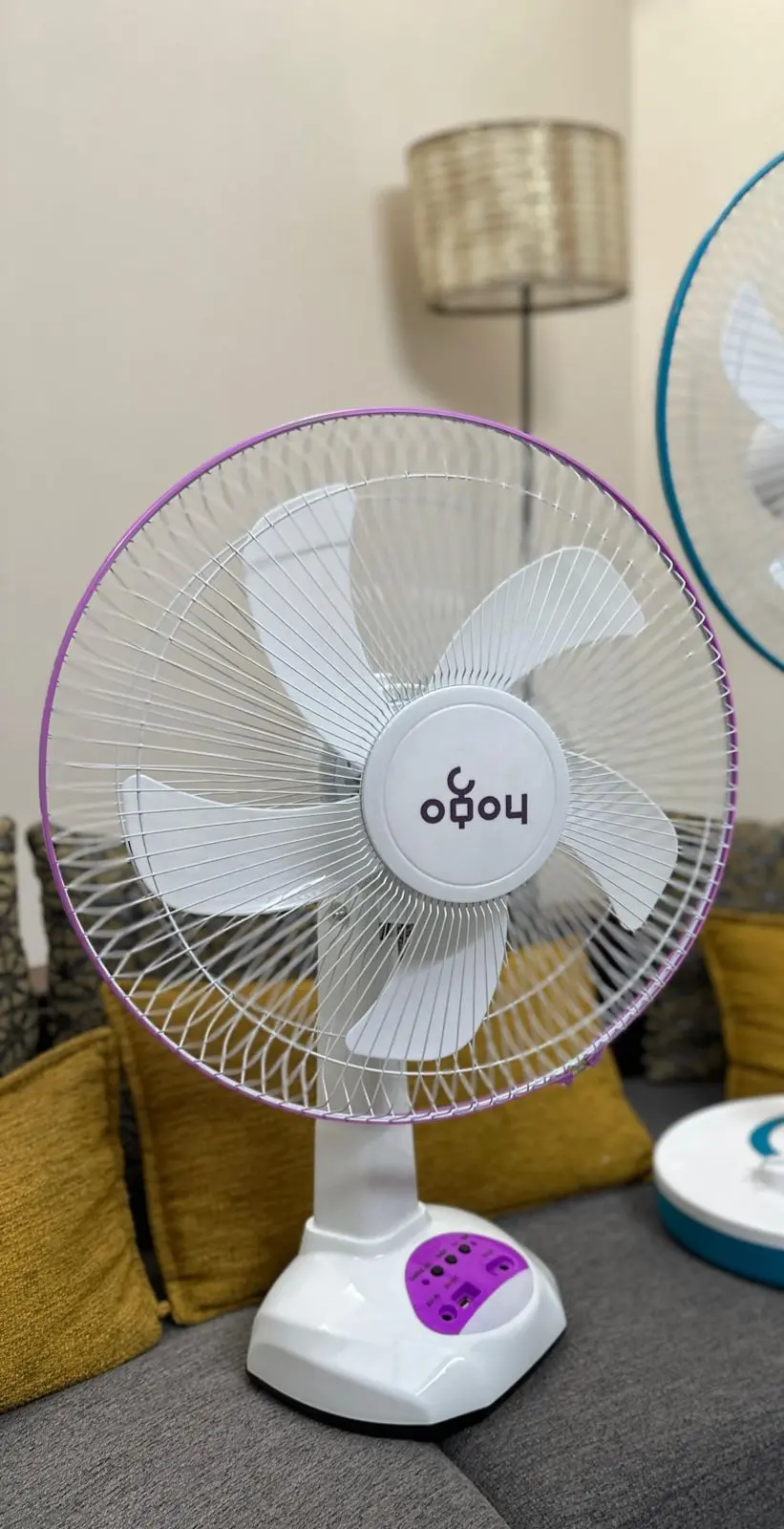 Picture of Hogo Rechargeable 16" full Stand  Table Fan. Lithium Battery-7.4V (4000mAh)