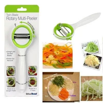 Picture of Cutter / Double blade Cutter / Twin Blade Rotary Multi Peeler  Heavy Quality 1 pcs Multicolor