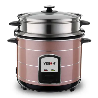 Buy Vision Rice Cooker 3.0 Liter REL-50-05 SS Coffee (Double Pot) Online