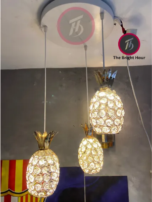 Picture of Pineapple Style Chandelier – Golden Look with Premium Modern Design, Stylish & Durable Design unique
