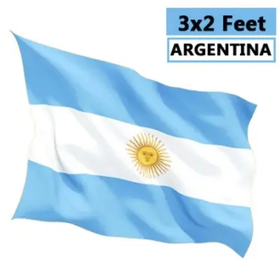 Picture of Argentina National Flag 3ft X 2ft - Multicolor