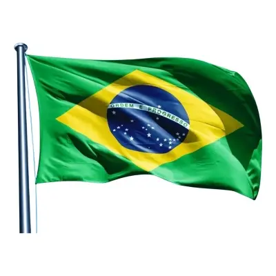 Picture of Brazil National Flag 3ft X 2ft - Multicolor