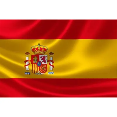 Picture of Spain National Flag 5ft X 3ft - Multicolor