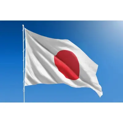 Picture of Japan National Flag 5ft X 3ft - White