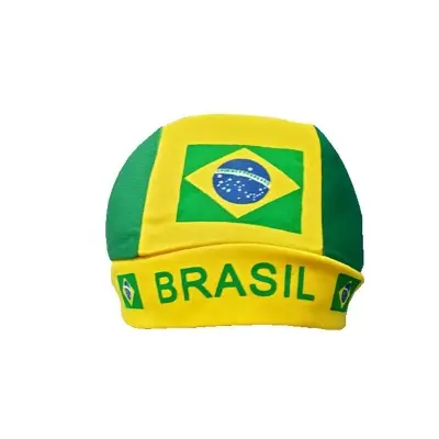Picture of BRAZIL FOOTBALL FANS SUPPORTERS HEAD CAP [[ HEAD BAND [[ UNISEX FREE SIZE - Cap For Men - Cap - Winter Cap - Yellow