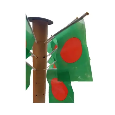 Picture of Bangladesh National Flag  Desk Flag  8 Inch By 5 Inch (10 Pcs) - Sticky Notes - Green