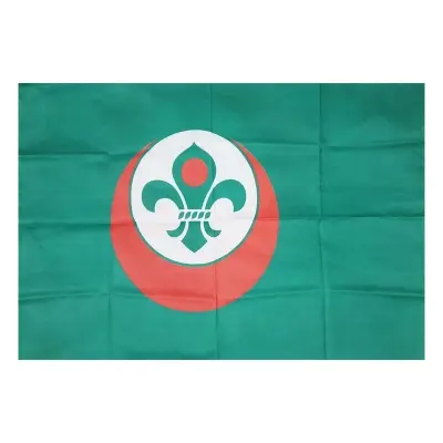 Picture of Bangladesh Scout Flag 5ft x 3ft One Sided Sublimation Print, High Quality. - Multicolor