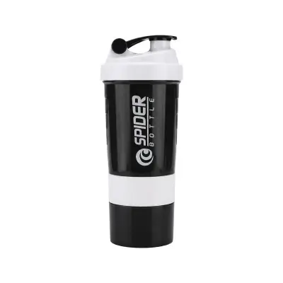 Picture of NEW SPORTS/Spider Water Bottle Shaker Cups Sports Cup Portable 500ml Removable Three Protein Powder - Multicolor
