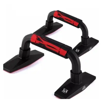 Picture of Fitness Push Up Bars Strength Training - Push-Up Stands Bars Home Floor Workout Equipment Pushup Handle with Cushioned Foam Grip & Non-Slip Sturdy Structure - Multicolor