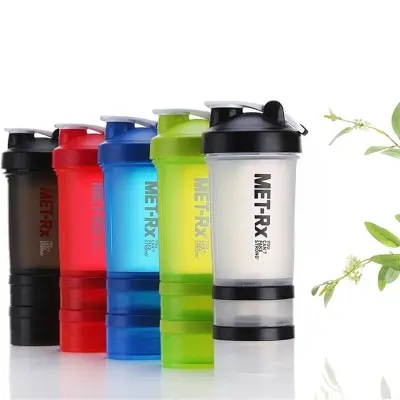 Picture of Sport Shaker Water Bottle 3 In 1 - Spider Shaker Cyclone Shaker Gym Protein Shaker 500Ml - Stay Hydrated And Energized During Workouts