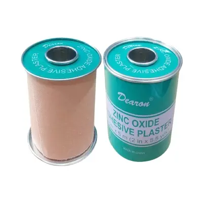 Picture of 5cm X 5 m (2 inchin/5.5 yds) Zinc oxide adhesive plaster bandage - skin