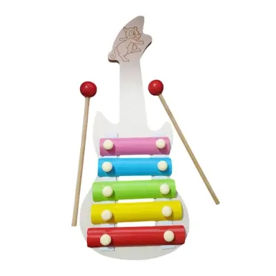 Picture of Hand Knock Wood Piano Kids Toy Xylophone Music Rhythm Learning In Advance-colorful - Multicolor