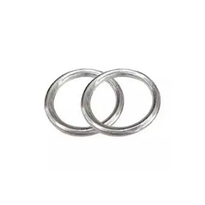 Picture of Pack Of Two Pieces Chin Up Ring - Silver - Enjoy Chin Up Exercises With Silver Rings - Silver
