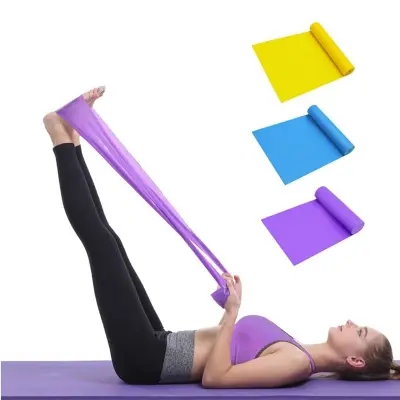 Picture of 1.5m TPE Resistance Bands Fitness Rubber band for Yoga Pilates Training Expander Elastic Strength Loop Bands for CrossFit Gym - Multicolor