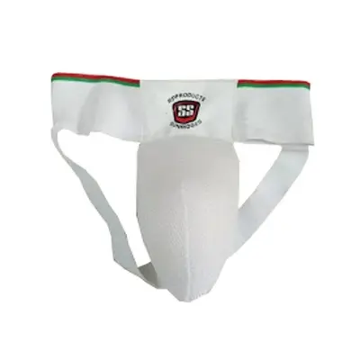 Picture of SS Cricket Abdomen Guard - White - White