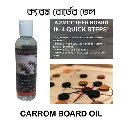 Picture of Carrom Board Oil - 120 ml - Multicolor