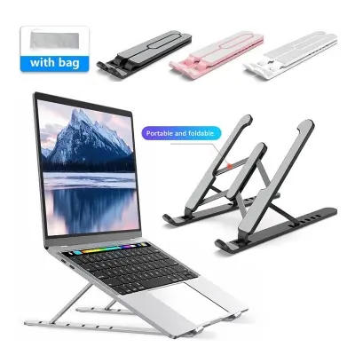 Picture of Adjustable Portable Folding Non-slip ABS Plastic Laptop stand / Notebook Stand - Multicolor
