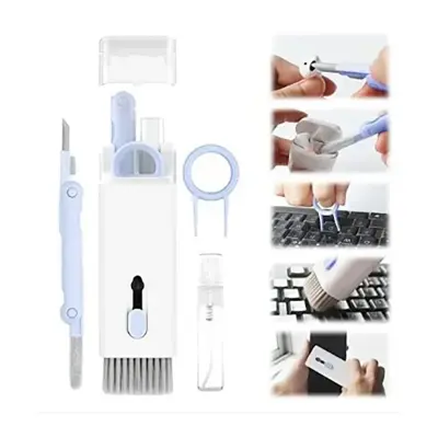 Picture of 7 in 1 touch screen cleaner brush Earbuds Earphone Cleaning Cleaning Tools Keyboard Cleaner Kit Arpad Screen Cleaner Pen kit - Multicolor
