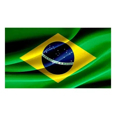 Picture of Brazil National Flag 5X3 Feet, Both Sided Digital printing Chinese flag, high quality product- Sticky Notes - Green