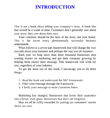 Picture of Building a StoryBrand: Clarify Your Message So Customers Will Listen (Premium Quality Books with Matte Finish)