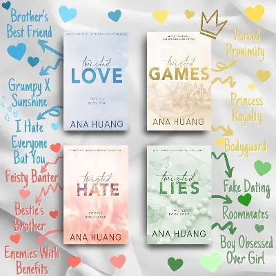 Picture of Twisted Series by Ana Huang (Premium Quality Books with Matte Finish)