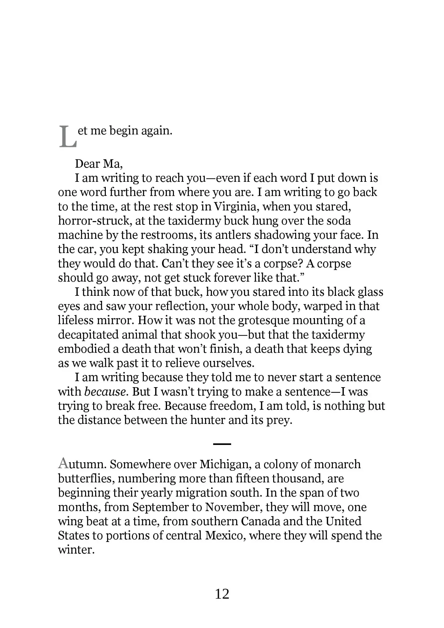 Picture of On Earth We're Briefly Gorgeous By Ocean Vuong (Premium Quality Books with Matte Finish)