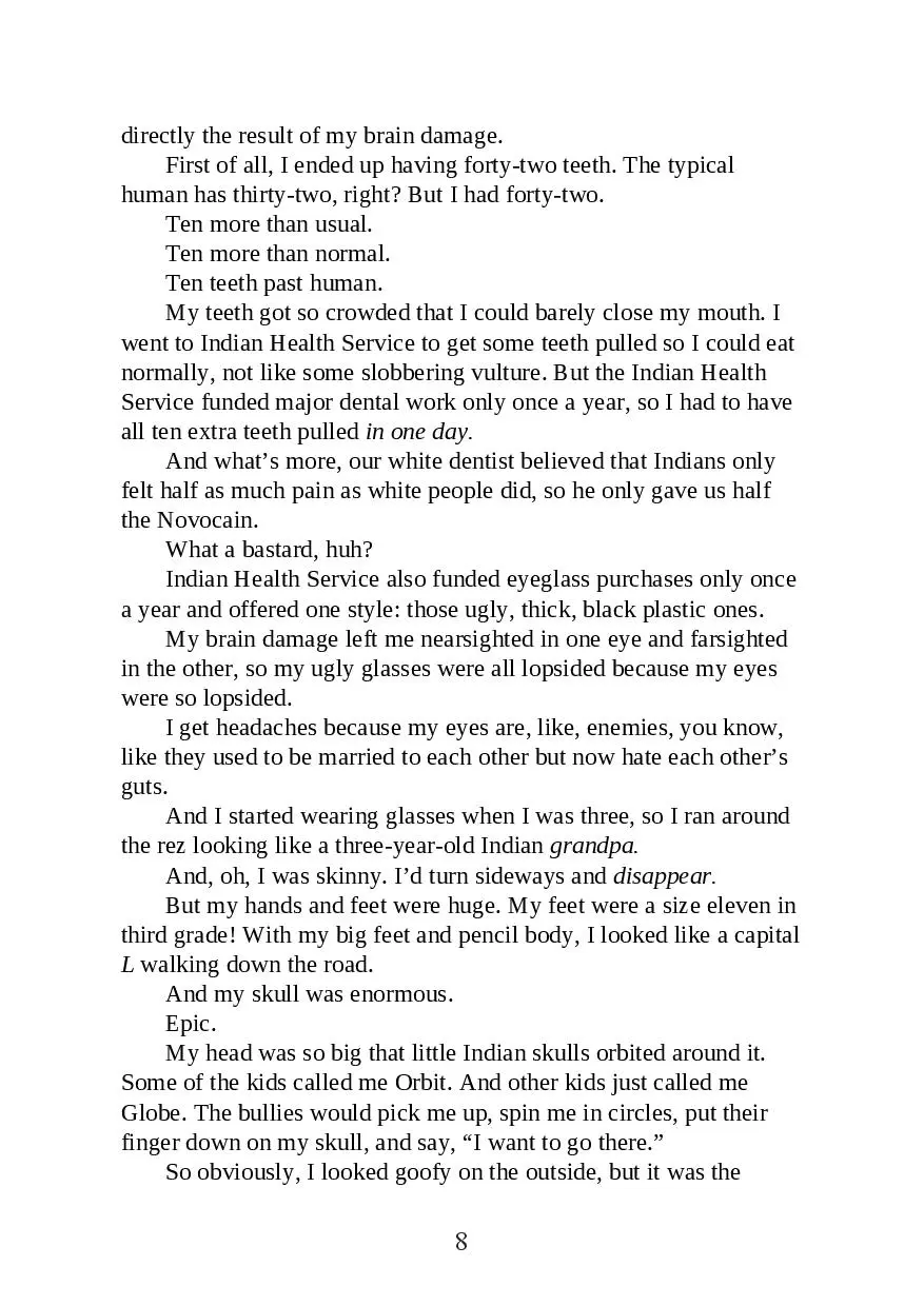 Picture of The Absolutely True Diary of a Part-Time Indian by Sherman Alexie(Premium Quality Books with Matte Finish)