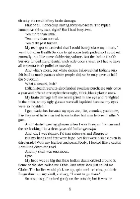 Picture of The Absolutely True Diary of a Part-Time Indian by Sherman Alexie(Premium Quality Books with Matte Finish)