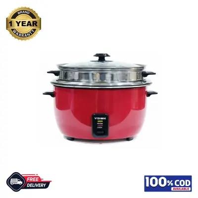 Picture of Vision Rice Cooker- 2.8 L REL-Premium (Double Pot) Red