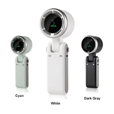 Picture of Portable foldable Handheld Mini Powerful Winds Turbo Fan 2000mAh