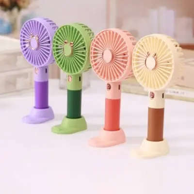 Picture of Portable Mini USB Rechargeable Handheld Fan with Stand – Travel-Friendly