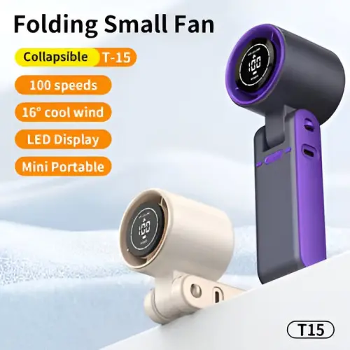 Picture of (T-15) Portable Handheld Mini Fan
