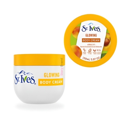 Picture of St. Ives Glowing Apricot Body Cream For Dry Skin, 150 ml