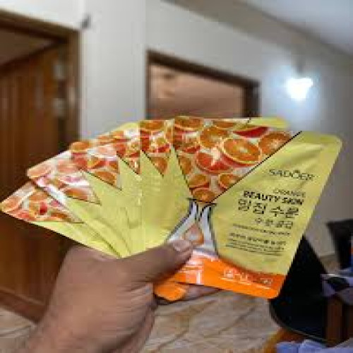 Picture of Sadoer Orange Beauty Skin Hydration Facial Mask