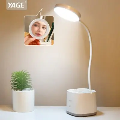Picture of YAGE YG-T109 Table Lamp Pen Holder Desk Lamp Rechargeable USB Reading LED Table light Night Light টেবিল ল্যাম্প পেন হোল্ডার ডেস্ক ল্যাম্প