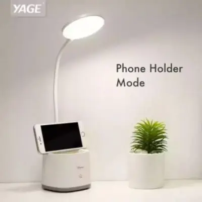 Picture of YAGE YG-T109 Table Lamp Pen Holder Desk Lamp Rechargeable USB Reading LED Table light Night Light টেবিল ল্যাম্প পেন হোল্ডার ডেস্ক ল্যাম্প