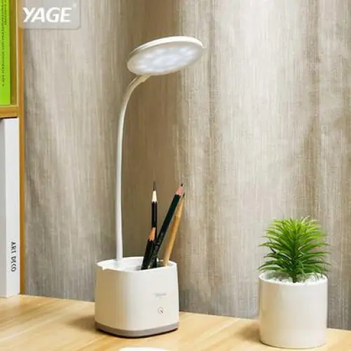 Picture of YAGE YG-T109 Table Lamp Pen Holder Desk Lamp Rechargeable USB Reading LED Table light Night Light টেবিল ল্যাম্প পেন হোল্ডার ডেস্ক ল্যাম্প