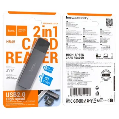 Picture of Hoco HB45 Spirit 2-in-1 USB 2.0 Card Reader