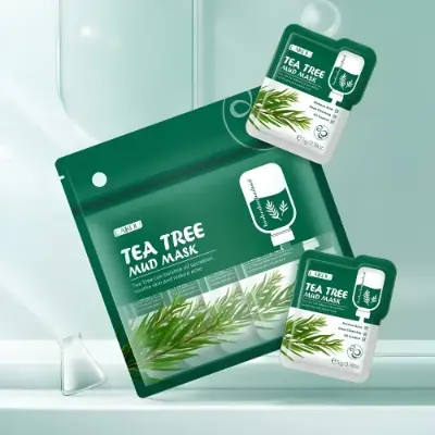 Picture of Laikou 12 Pcs/Set Deep Cleansing Oil Control Anti Acne Tea Tree Mud Mask