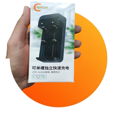 Picture of Extol Dual-Slot Universal Battery Charger