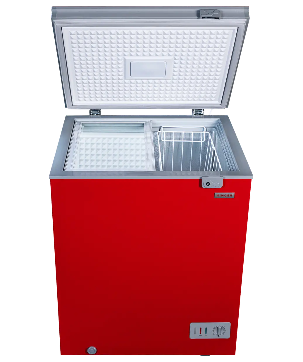 Picture of Singer Chest/Deep Freezer 148 Liter Red