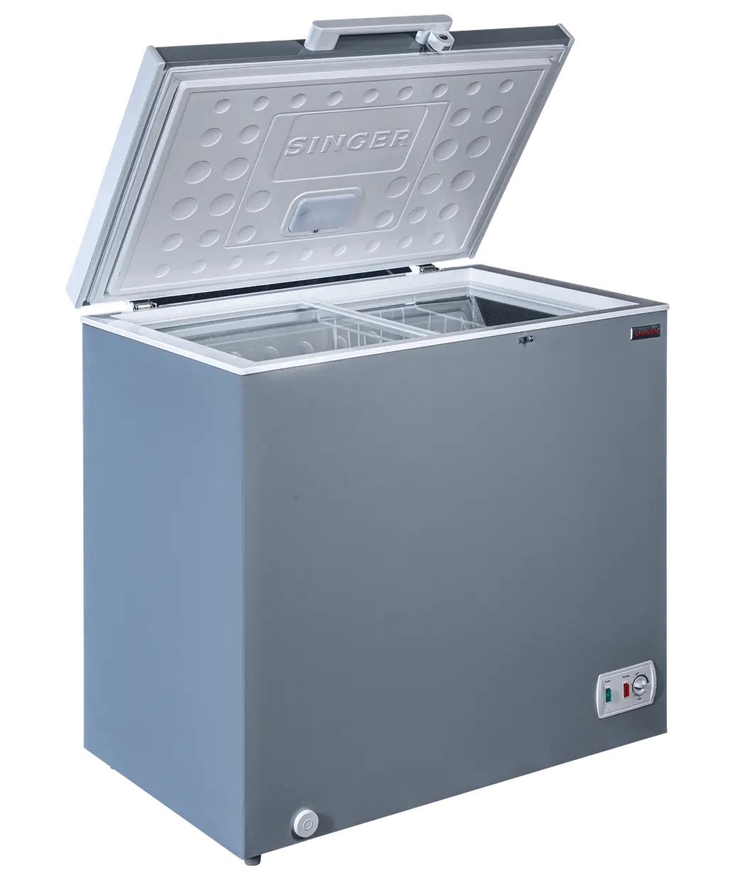 Picture of Singer Chest/Deep Freezer 200 Liter Metallic Silver