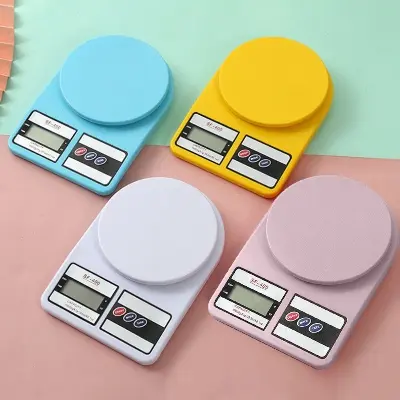 Picture of Food Measuring Digital Scale – 10KG Kitchen Tool | MNK SHOP(White)