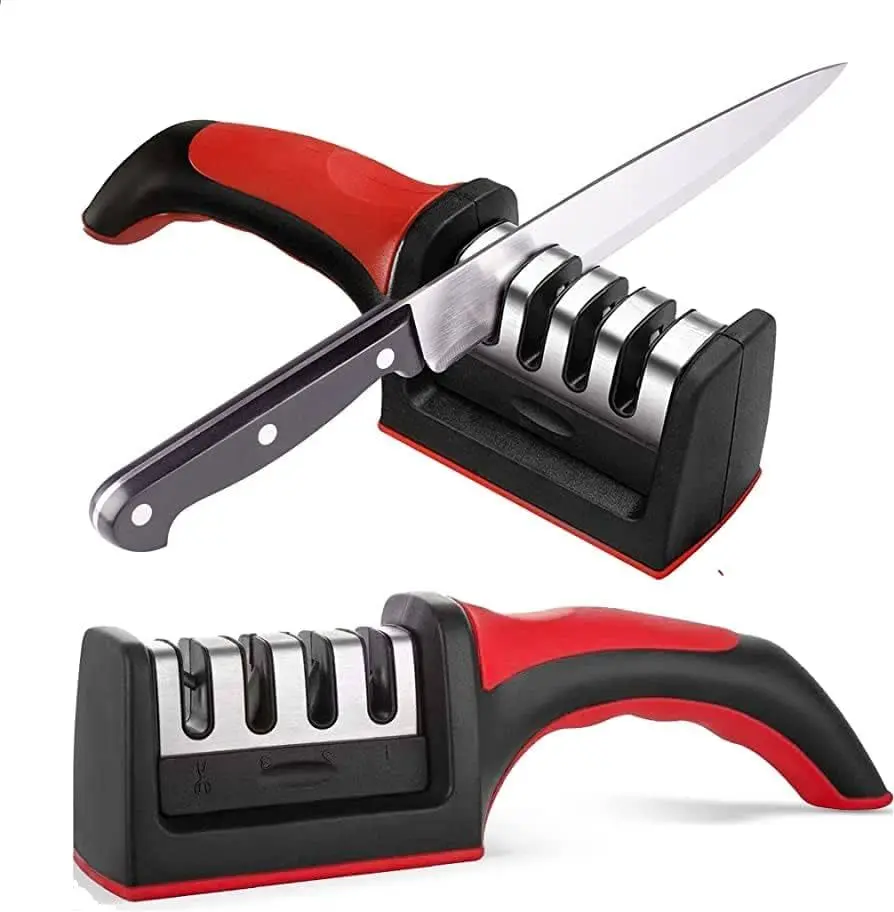 Picture of ছুরি ও কাঁচির জন্য প্রফেশনাল ধারক নিরাপদ ডিজাইনসহ | MNK SHOP(Red)