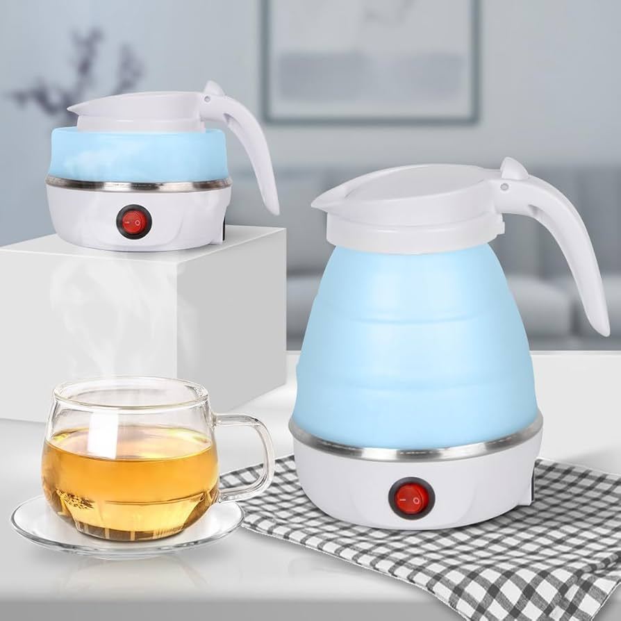 Picture of Portable Electric Foldable Water Boiler Easy to Carry Anywhere | MNK SHOP(Green)