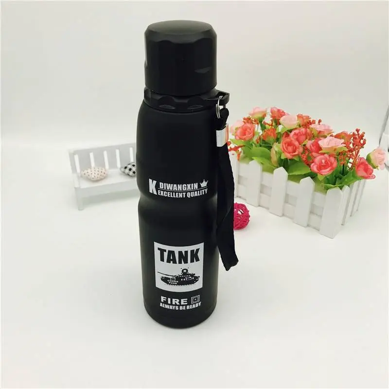 Picture of প্রিমিয়াম স্টেইনলেস স্টিল ভ্যাকুয়াম ফ্লাস্ক 500ml লিক-প্রুফ হট ও কোল্ড চা, কফি এবং পানি সংরক্ষণের জন্য | MNK SHOP(Black)