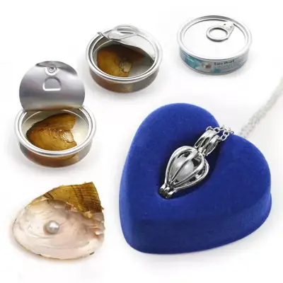 Picture of Love Pearl Necklace Gift Box Freshwater Pearl Jewelry