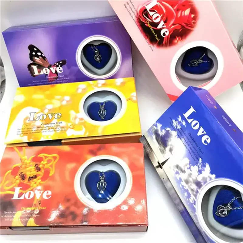 Picture of Love Pearl Necklace Gift Box Freshwater Pearl Jewelry